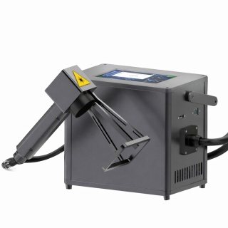 RĘCZNA GRAWERKA LASEROWA ZNAKOWARKA LASER 20W 11x11 CM ZNAKOWANIE QR LOGO