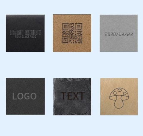 RĘCZNA GRAWERKA LASEROWA ZNAKOWARKA LASER 10W 5X5 CM ZNAKOWANIE QR LOGO